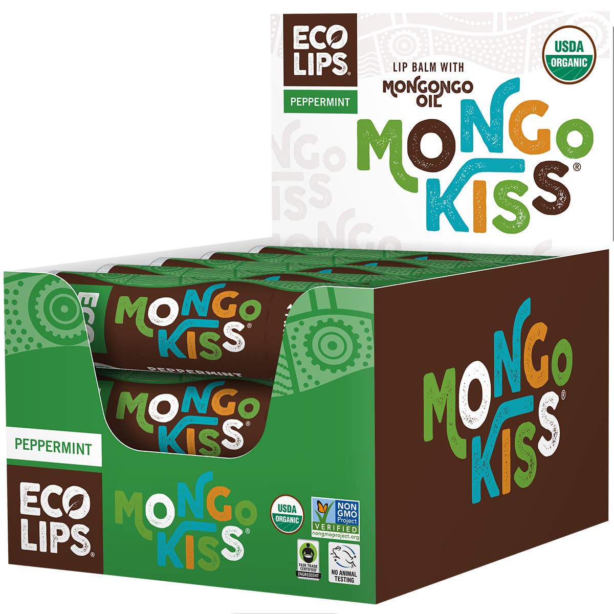 Eco Lips & Bug Soother - Wholesale Lip Balm - Mongo Kiss Lip Balm 15-count display11