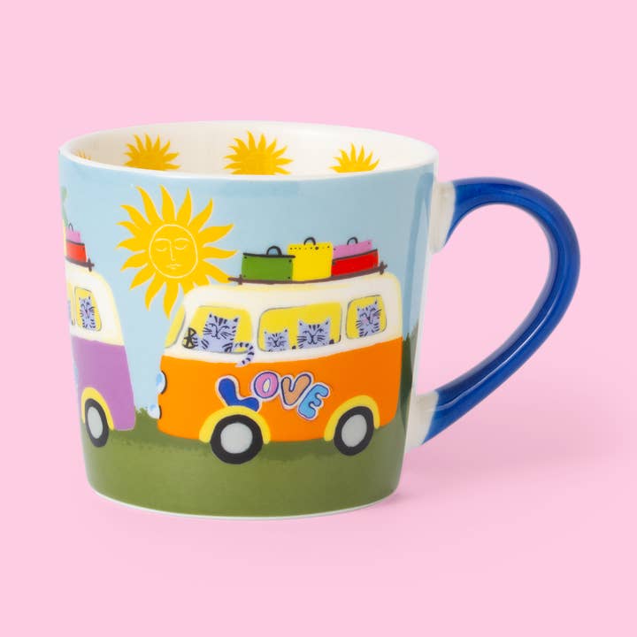 Caneca Sunshine Campervan por atacado de Eleanor Bowmer