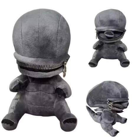 Human Xenomorph Hybrid Alien Romulus Plush Toy - Halloween for wholesale by Toyarina