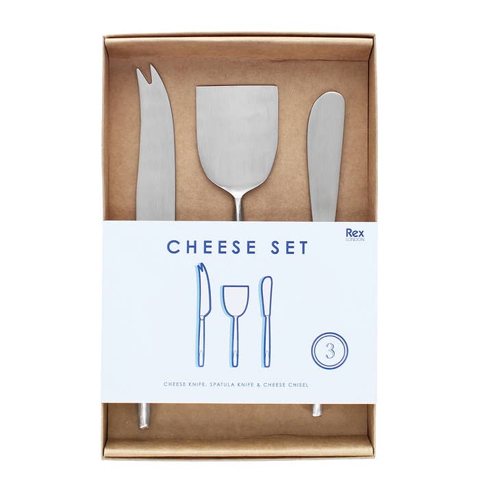 Rex B2B - UK – wholesale Cheese spreader – Cheese knife set (3 pieces)