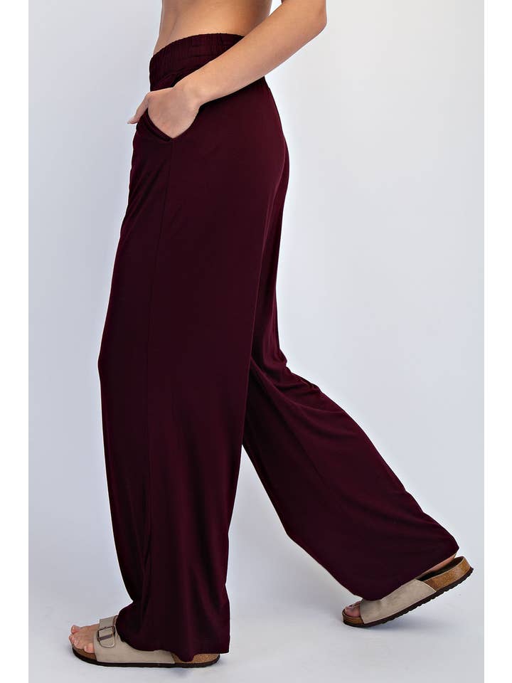 Rae Mode - Wholesale Pants - Women's - VISCOSE MODAL WIDE LEG PANT25