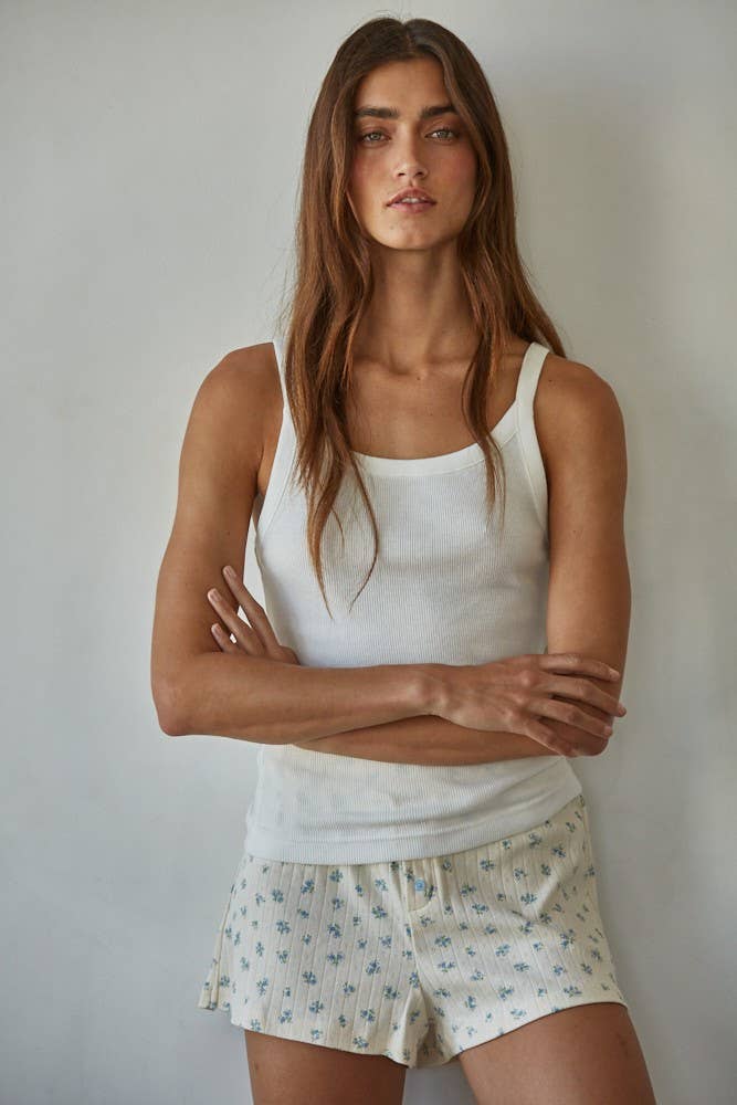 By Together - Wholesale Tank Top - Women's - L8750 | Knit Cotton Ribbed Round Neck Sleeveless Tank Top3