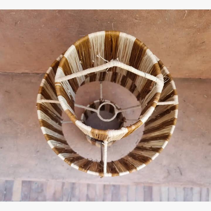 libitiishop – Candeeiro/lâmpada suspensa por atacado – candeeiro suspenso rústico | suspensão 60 cm - abajur de ráfia1