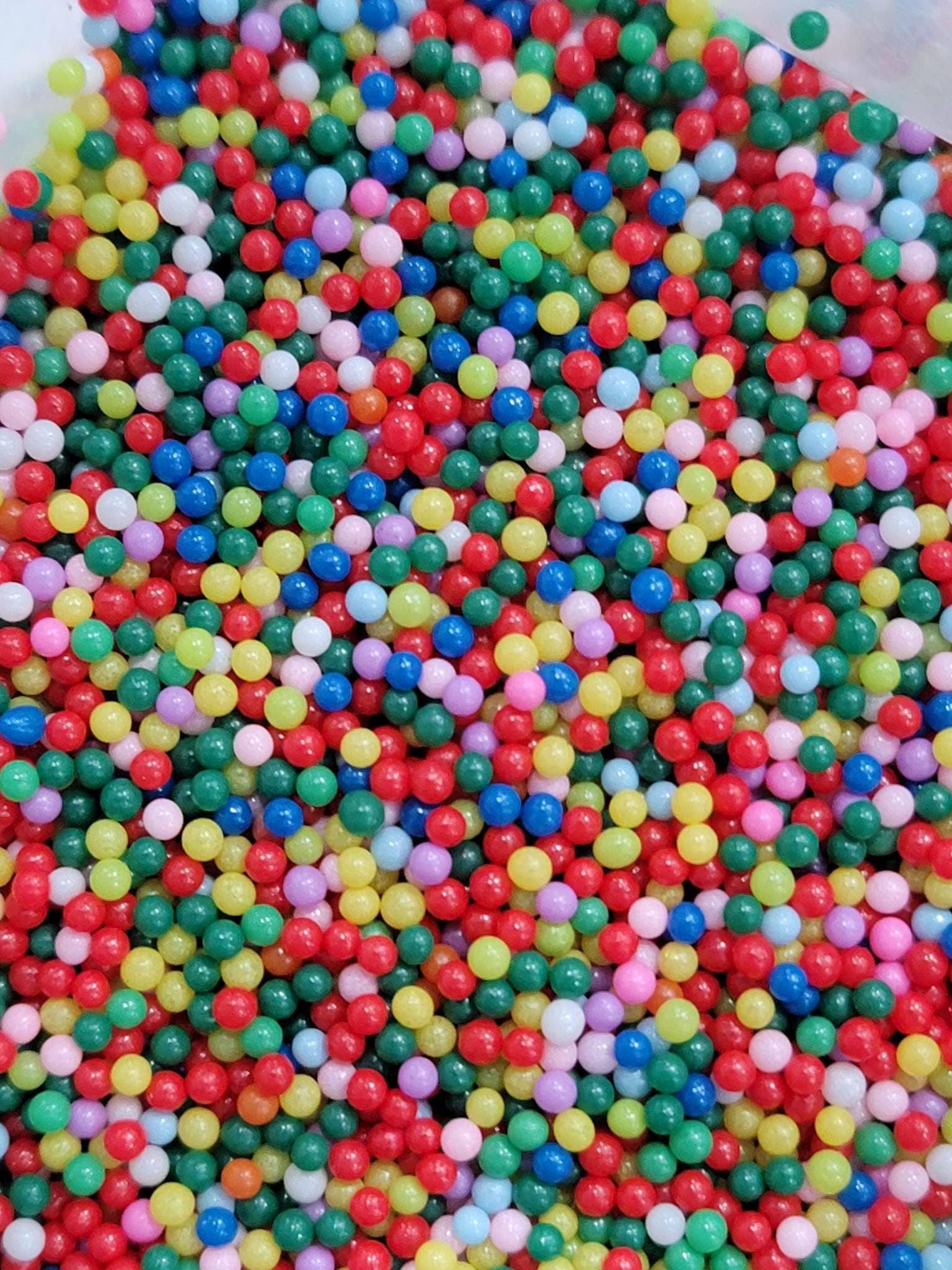 Waterman's Loft Inc. – wholesale Strössel – FLERFÄRGAD RUND STRÖSSEL 1oz VÄSKA0