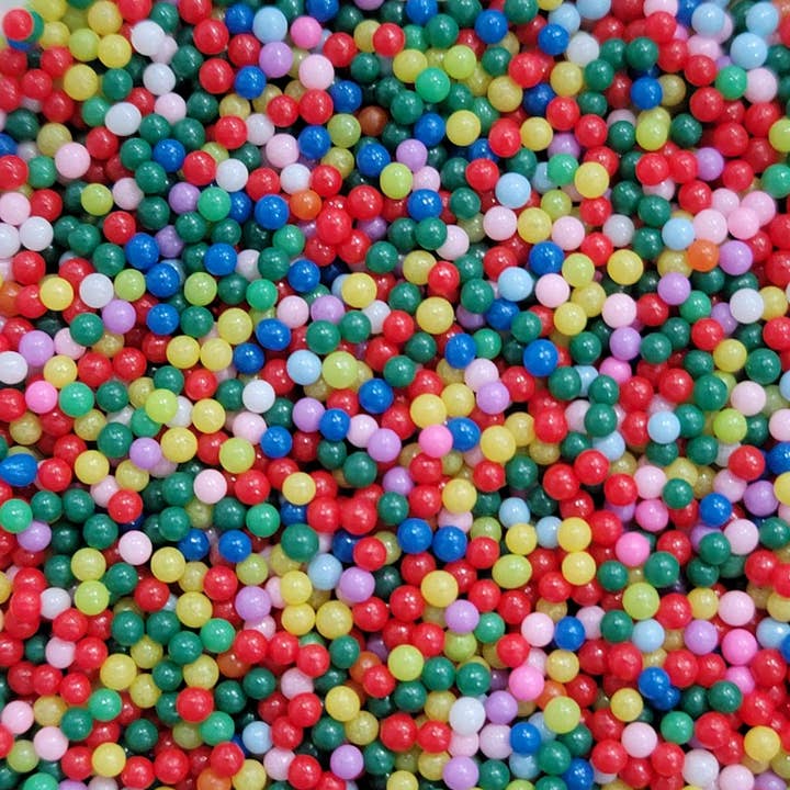 Waterman's Loft Inc. – wholesale Strössel – FLERFÄRGAD RUND STRÖSSEL 1oz VÄSKA