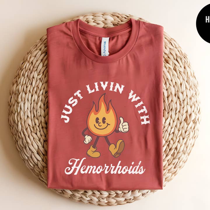 Gewoon Leven Met Aambeien voor wholesale door The Shirt Republic