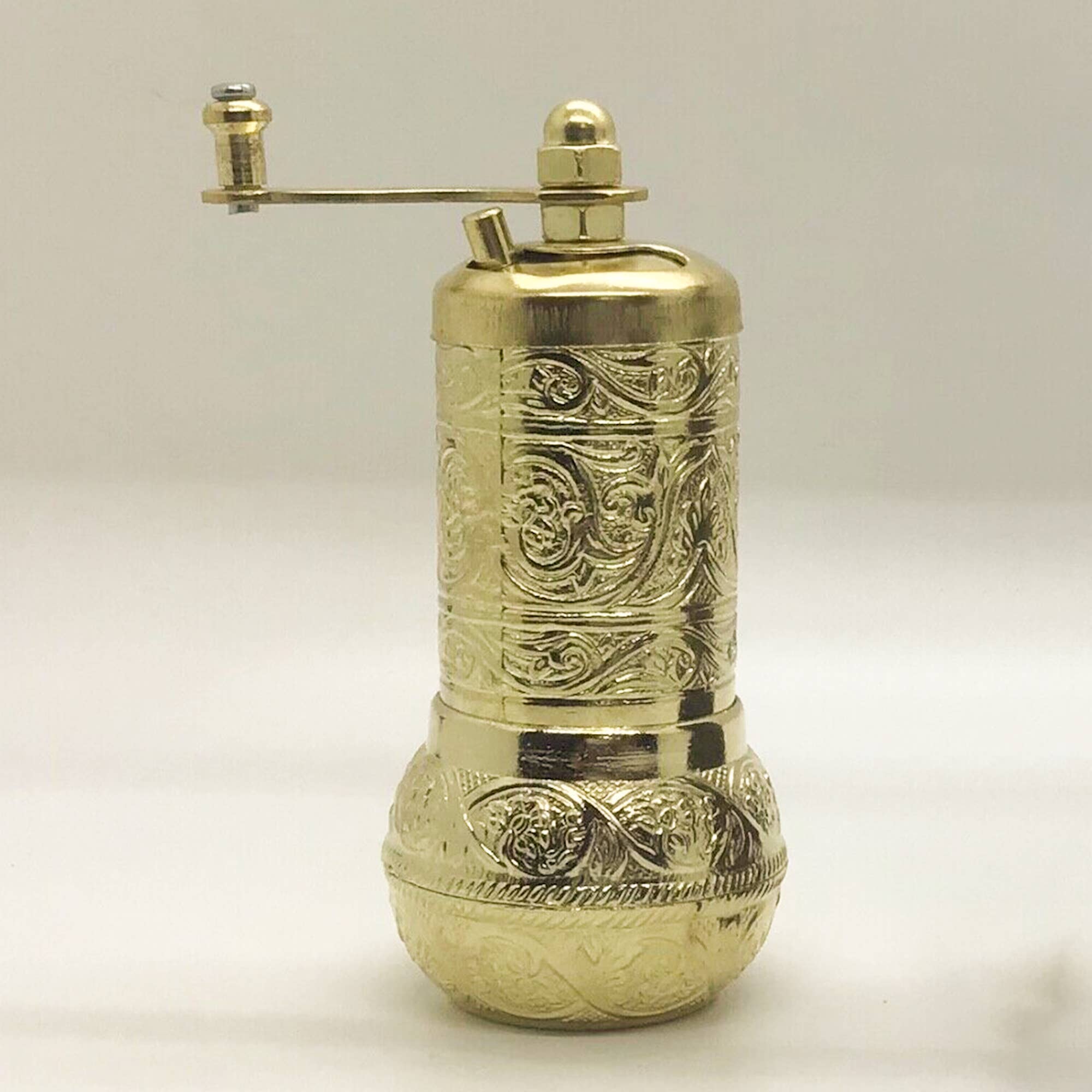 Hakan – wholesale Pepparkvarn – Hakan koppar svartpepparkvarn, påfyllbar kryddkvarn, 11 cm15