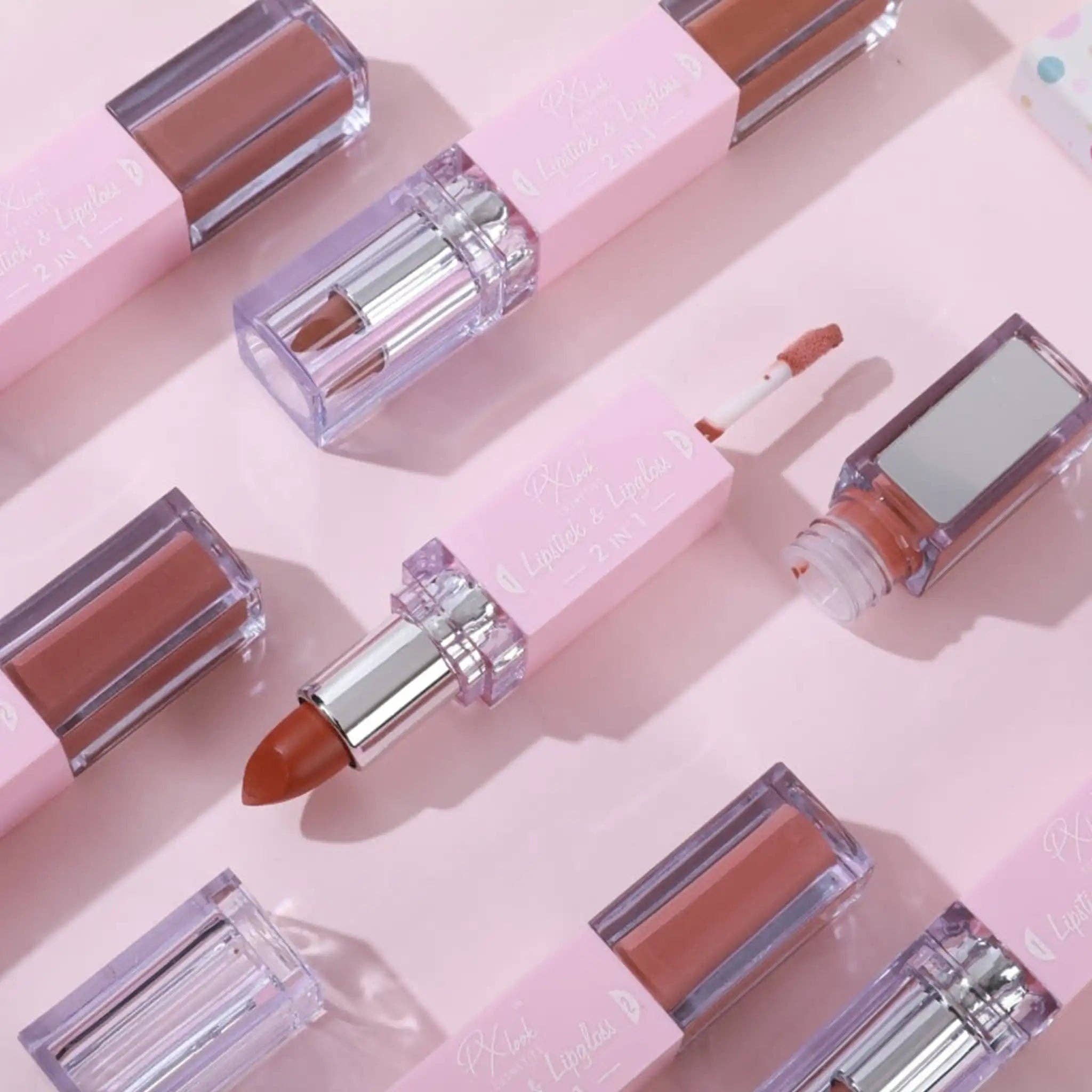 VIAI Beauty - Vendita all'ingrosso Rossetti - Combinazione Rossetto e Lucidalabbra 2-in-118