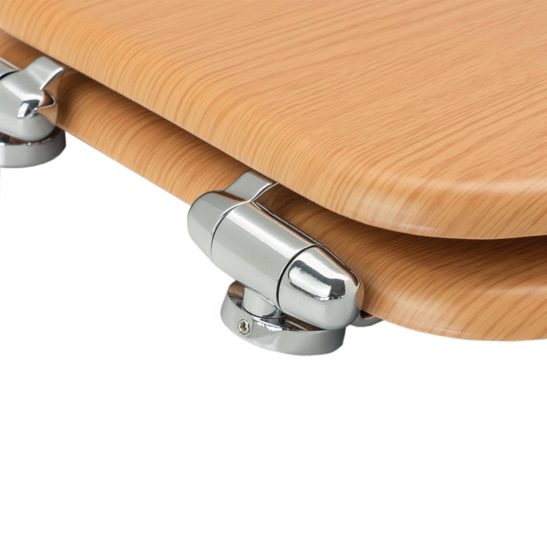 Rinkit Ltd - Wholesale Toilet Paper Holder - Harbour Housewares Soft Close Wooden Toilet Seat - Beech6