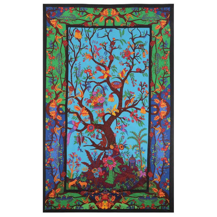Sunshine Joy – wholesale Tapis/Textil – 3D-gobeläng Färgglada Tree Of Life Hanger Förpackade gobelänger