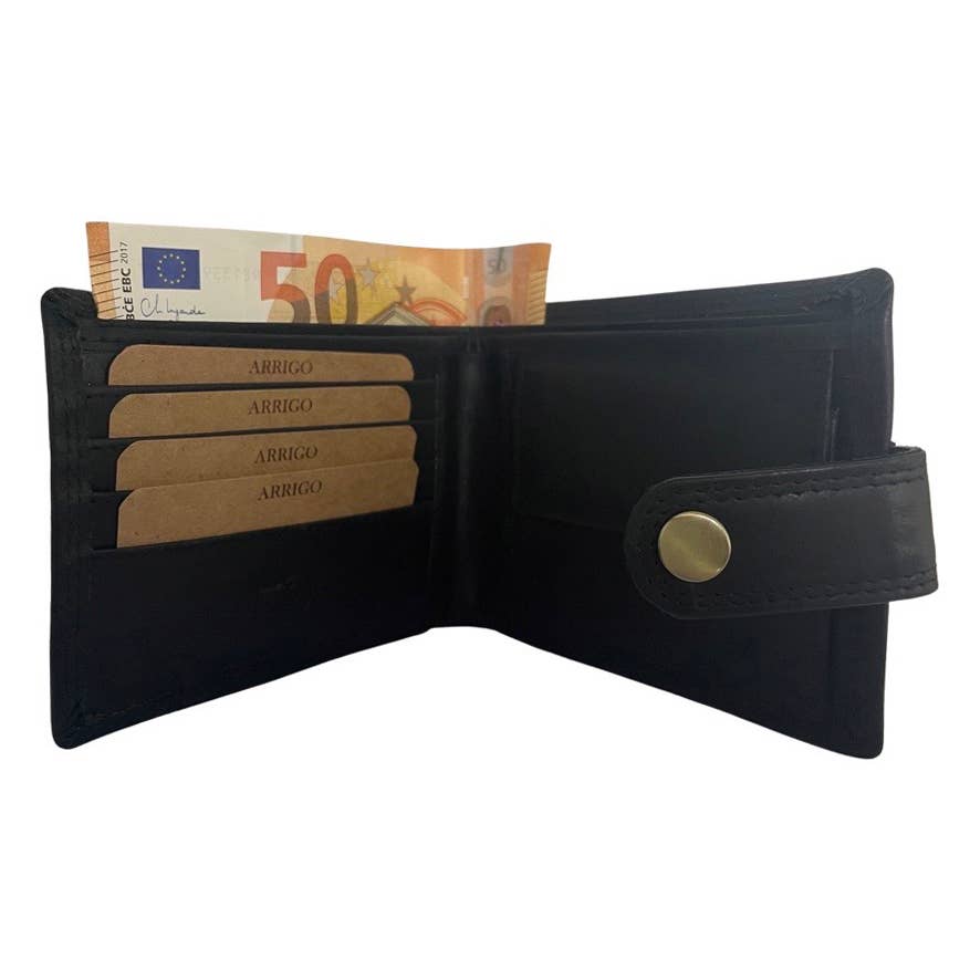 Arrigo - Wholesale Wallet - Men's - Billfold Men Wallet - Buffalo Leather - RFID6