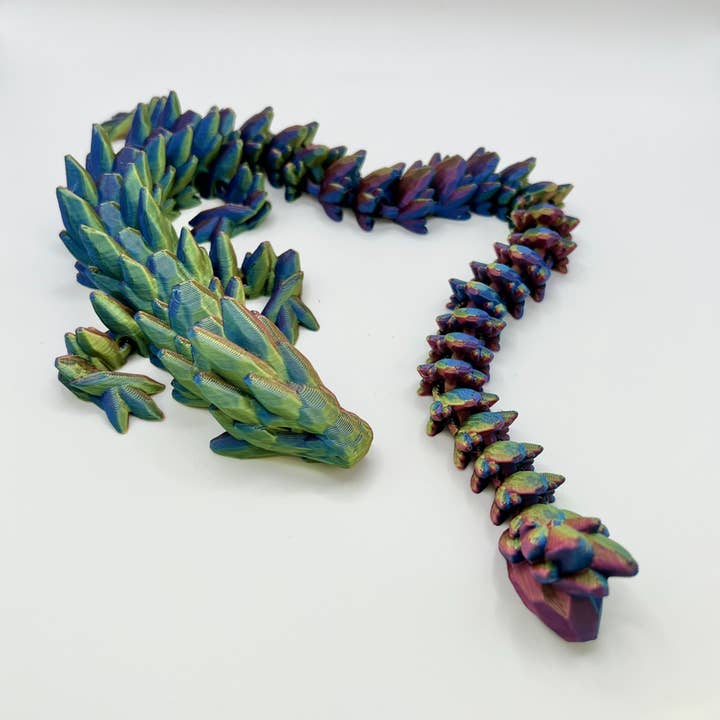 Davenport Lane - Wholesale Fidget Toy - Kids - Gemstone dragon, 3D print dragon, 3D print, fidget toy