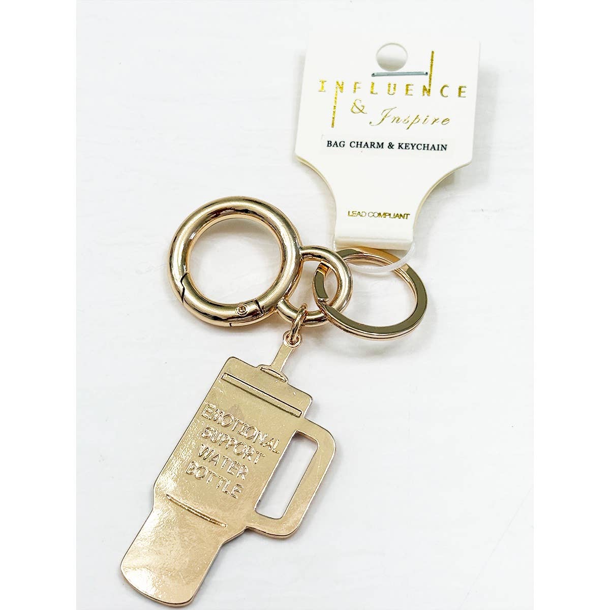 Love and Repeat - Wholesale Keychain - Unisex - Tumbler Shaped Enamel with Bag Charm Key Chain10