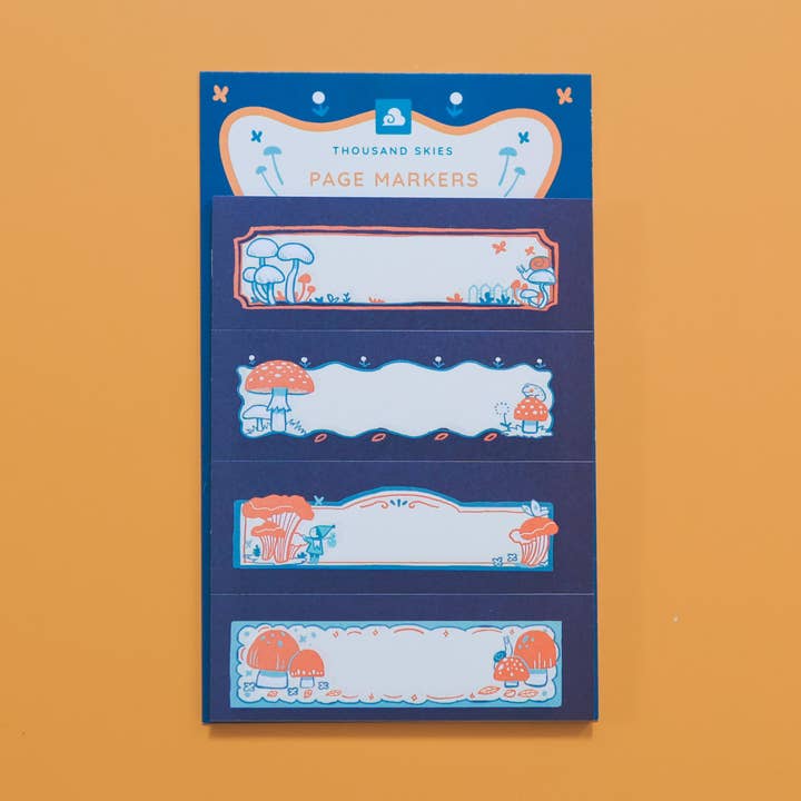 Page Markers - Little Mushroom for wholesale by Thousand Skies