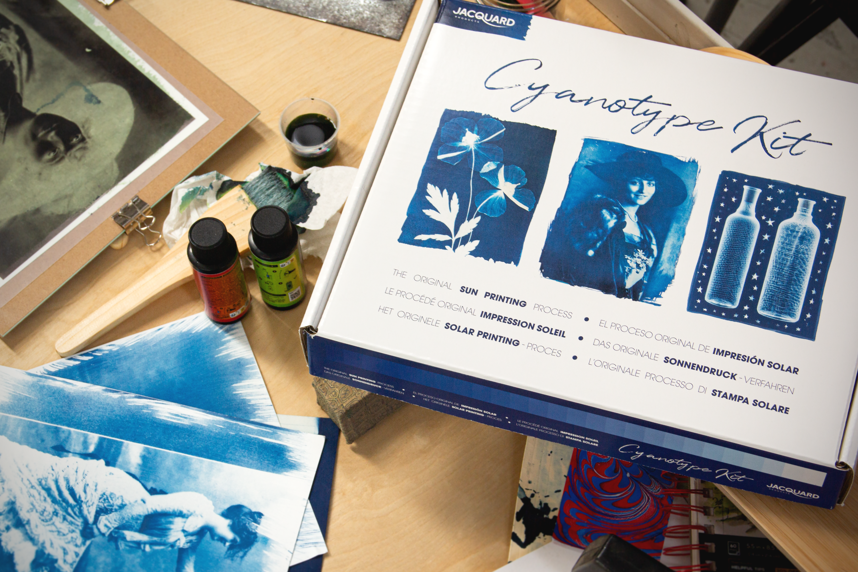 Jacquard Products - Vente Kit de bricolage - Kit cyanotype1