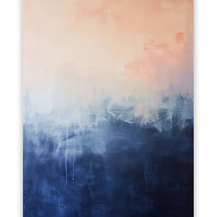 Set da parete per galleria d'arte astratta sfumata calmante #1 Art Print per la vendita all'ingrosso da parte di ArtbyHaise