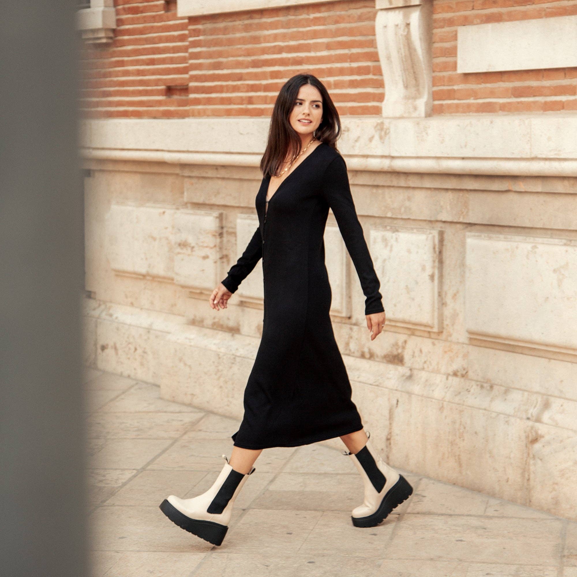 KMB Shoes - Wholesale Chelsea Boots - Women's - Jena Sand3