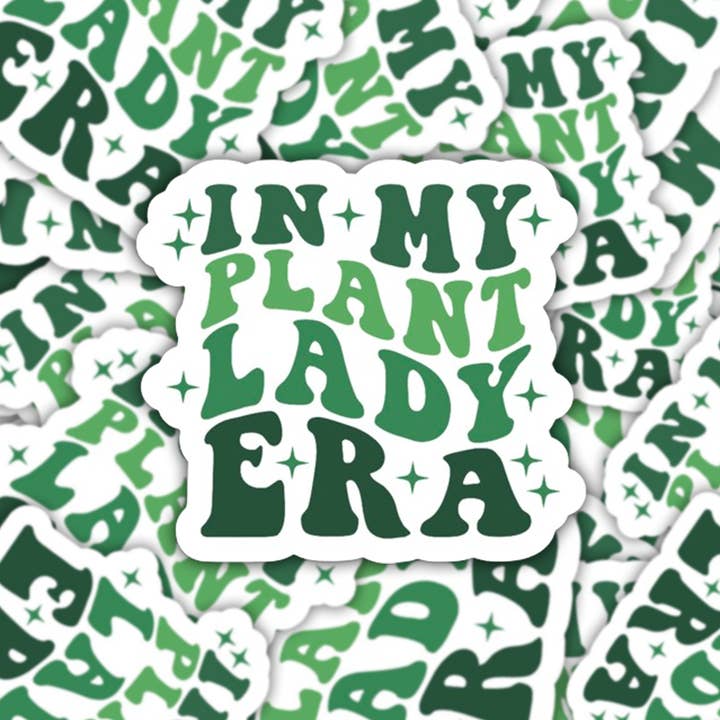 The Vinyl Rose - Vendita all'ingrosso Adesivo - Adesivi In My Plant Lady Era, Plant Era, adesivi Plant2