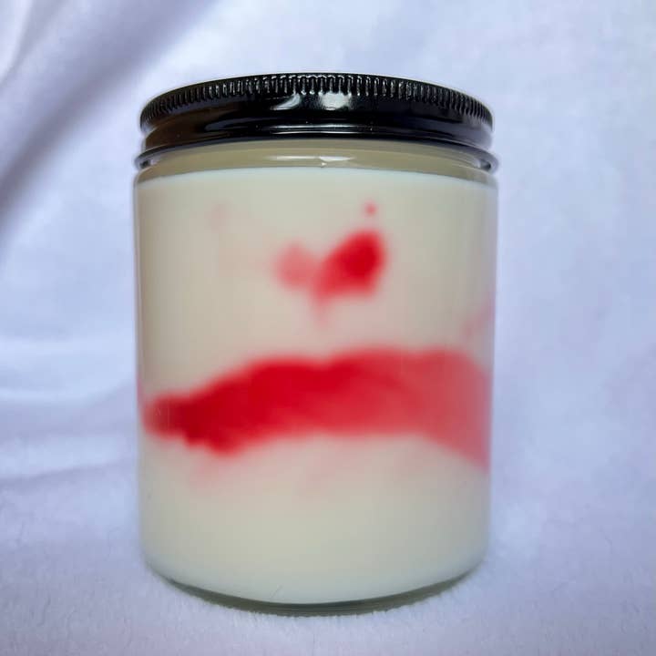 Saint Fax - Venta al por mayor Velas en tarros - Berry Bay - Vela de soja con fresa y sandía, 8 onzas