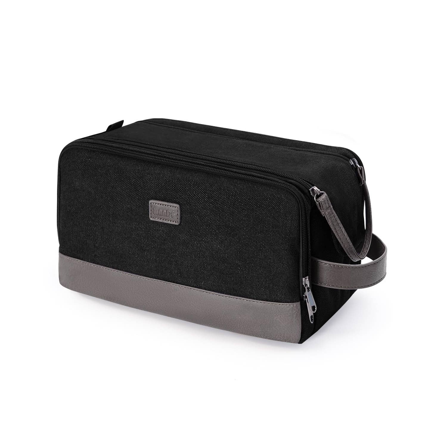 wandf – Engroshandel Toilettaske - Unisex – Canvas & læder Dopp Kit rejse vandafvisende barbertaske0