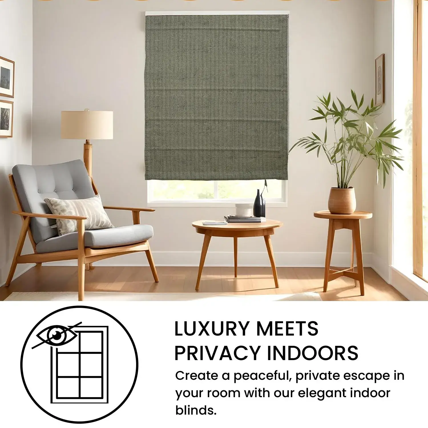 Fabdivine – Engroshandel Persienner – Håndlavet bloktryk tyk linned romersk gardin - Ratanbel4