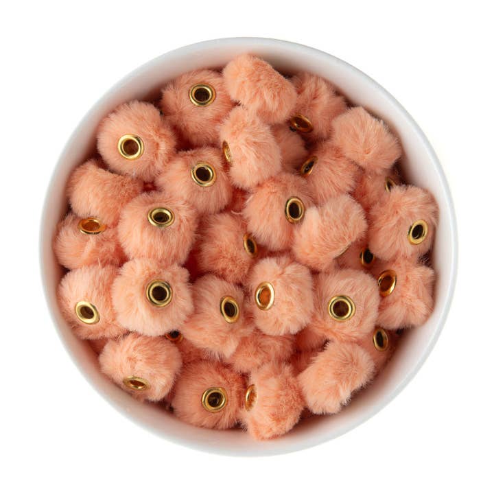 Cara & Co Silicone Craft Supply - Wholesale Craft supplies - Fuzzy Spacer Beads4