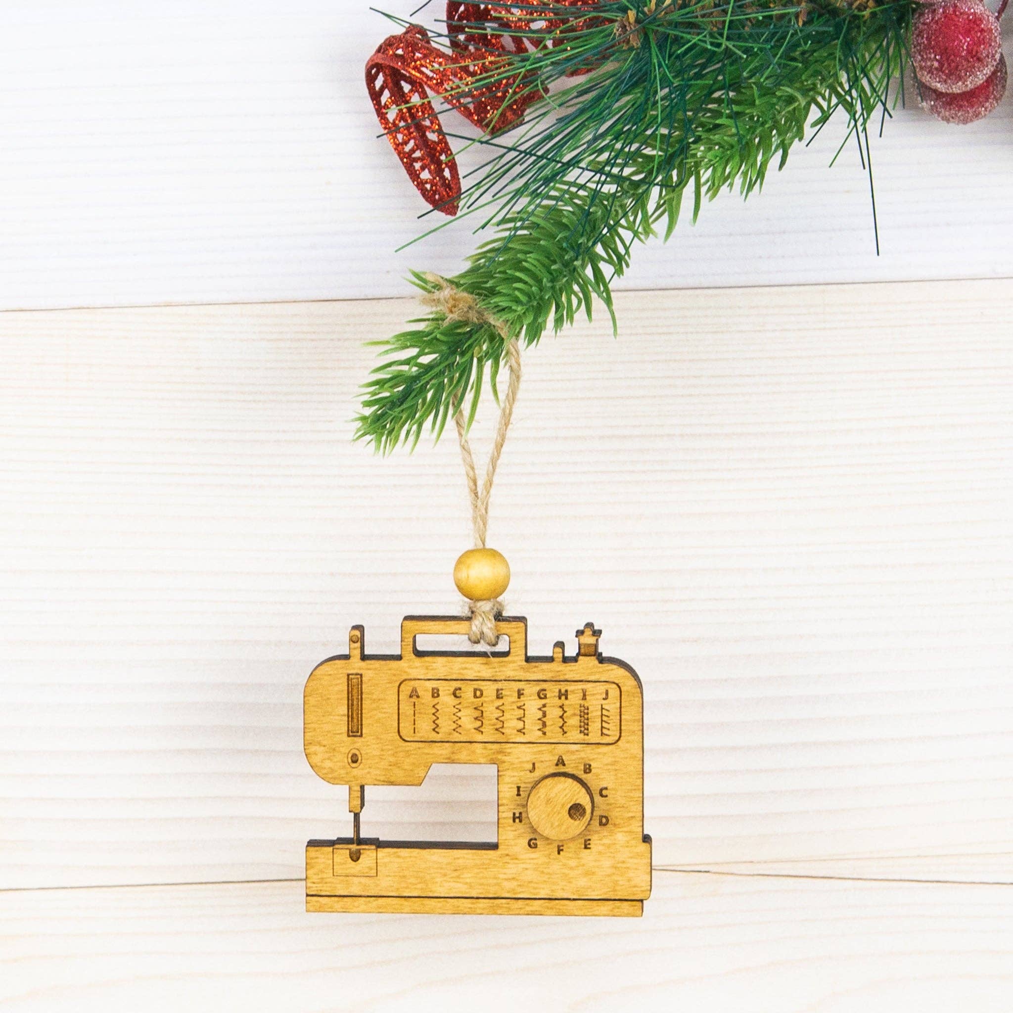 Beyond The Kerf - Wholesale Ornament - Sewing Machine Ornament2