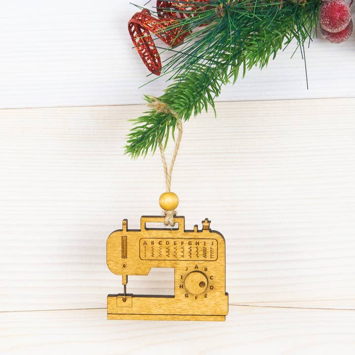 Beyond The Kerf - Wholesale Ornament - Sewing Machine Ornament2