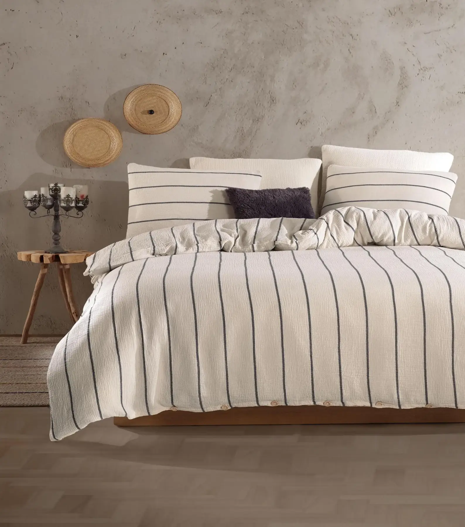 Aseel Buy Good - Vente Housses de couette - Ensemble de housse de couette premium boho taille king6