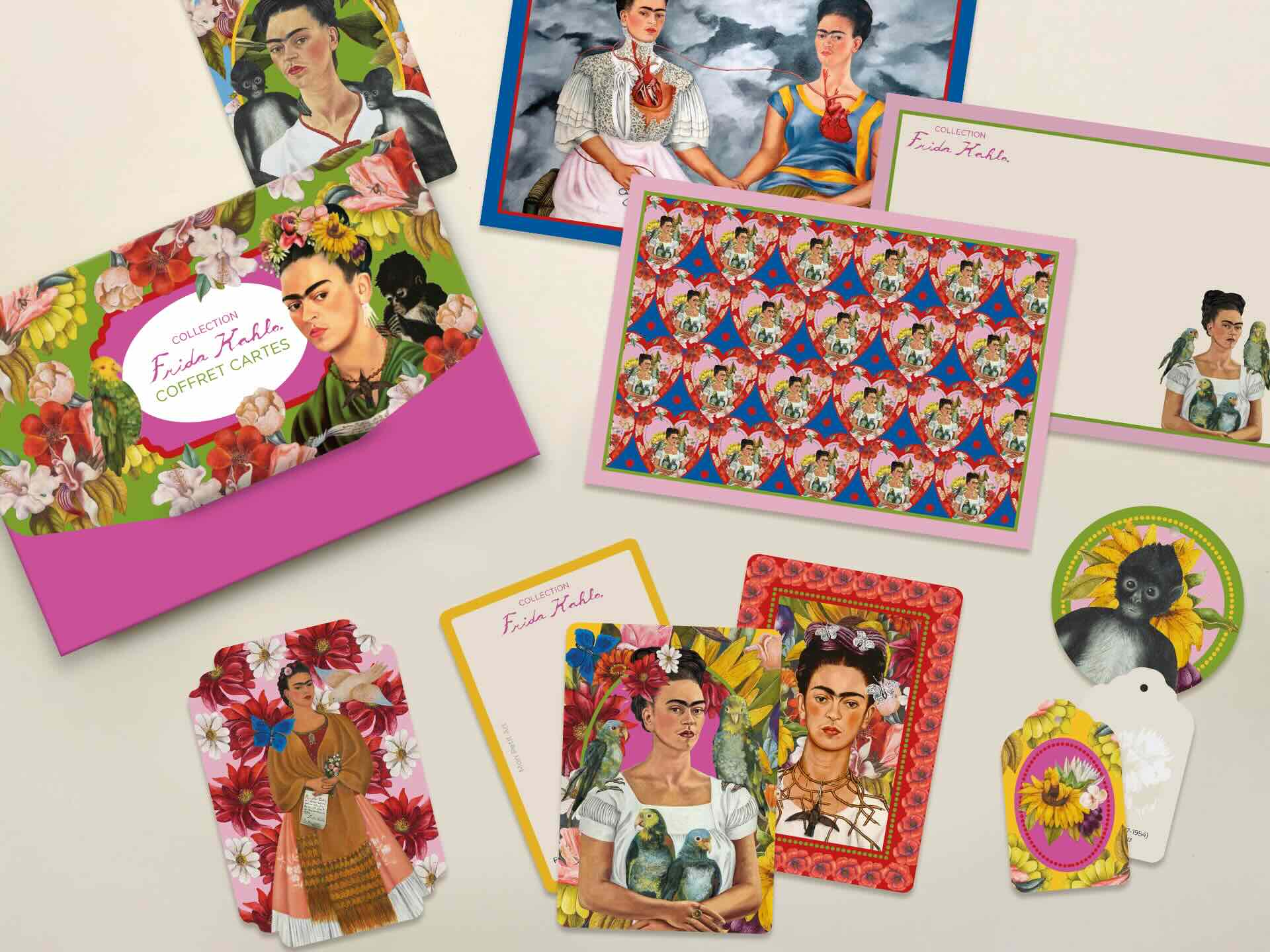 Mon Petit Art - Wholesale Stationery/Notecard Set - Coffret Cartes Frida Kahlo1