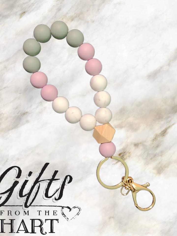 GFTH Silikon-Schlüsselanhänger, violett für den Großhandel von Gifts From The Hart, LLC