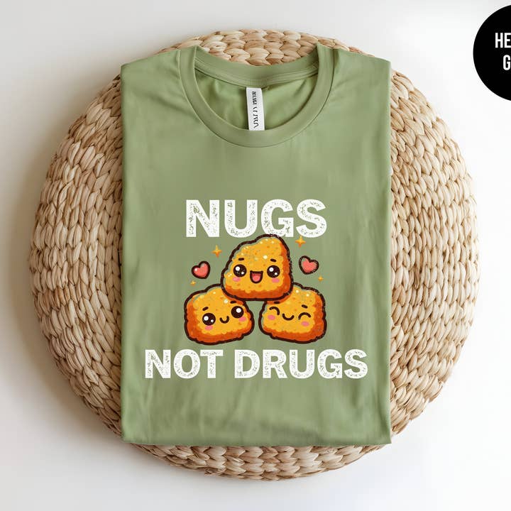 Nugs Not Drugs pour la vente par The Shirt Republic