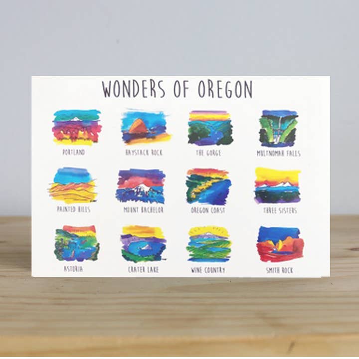 IamBibby - Vendita all'ingrosso Cartoline - Cartolina Meraviglie dell'Oregon0
