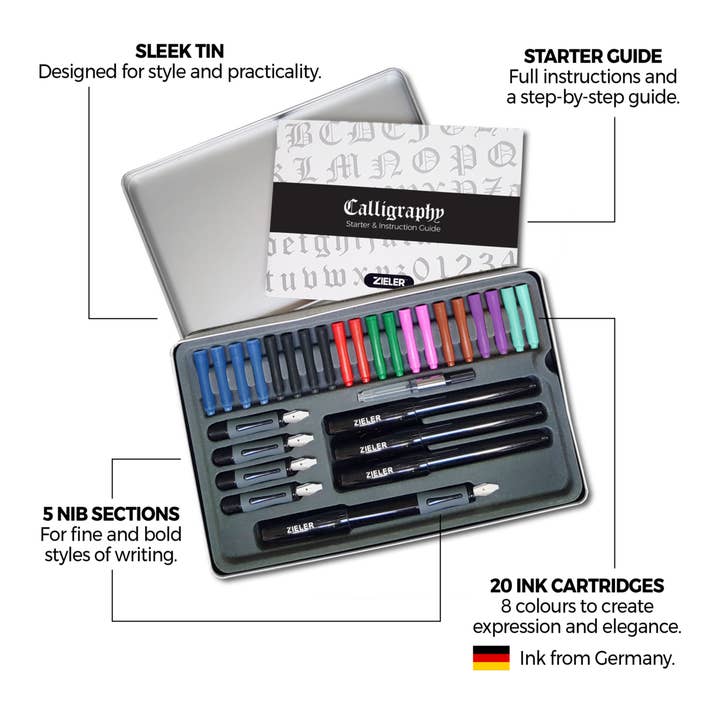 Zieler - Wholesale Pen - Ultimate Calligraphy Pen Gift Set (32 pieces)