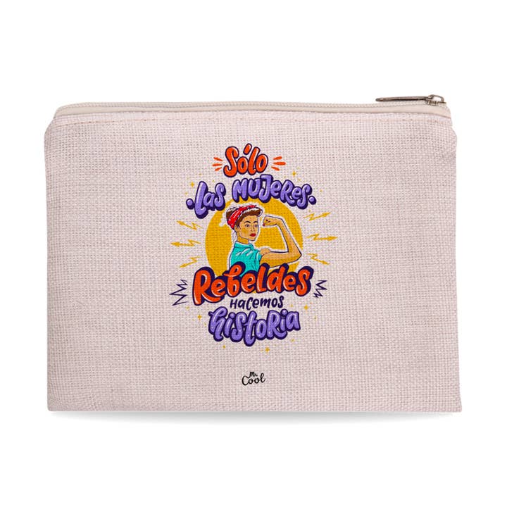 Bolsa de higiene pessoal - Somente mulheres rebeldes fazem história por atacado de STAR WAY, S.L. | MrCool