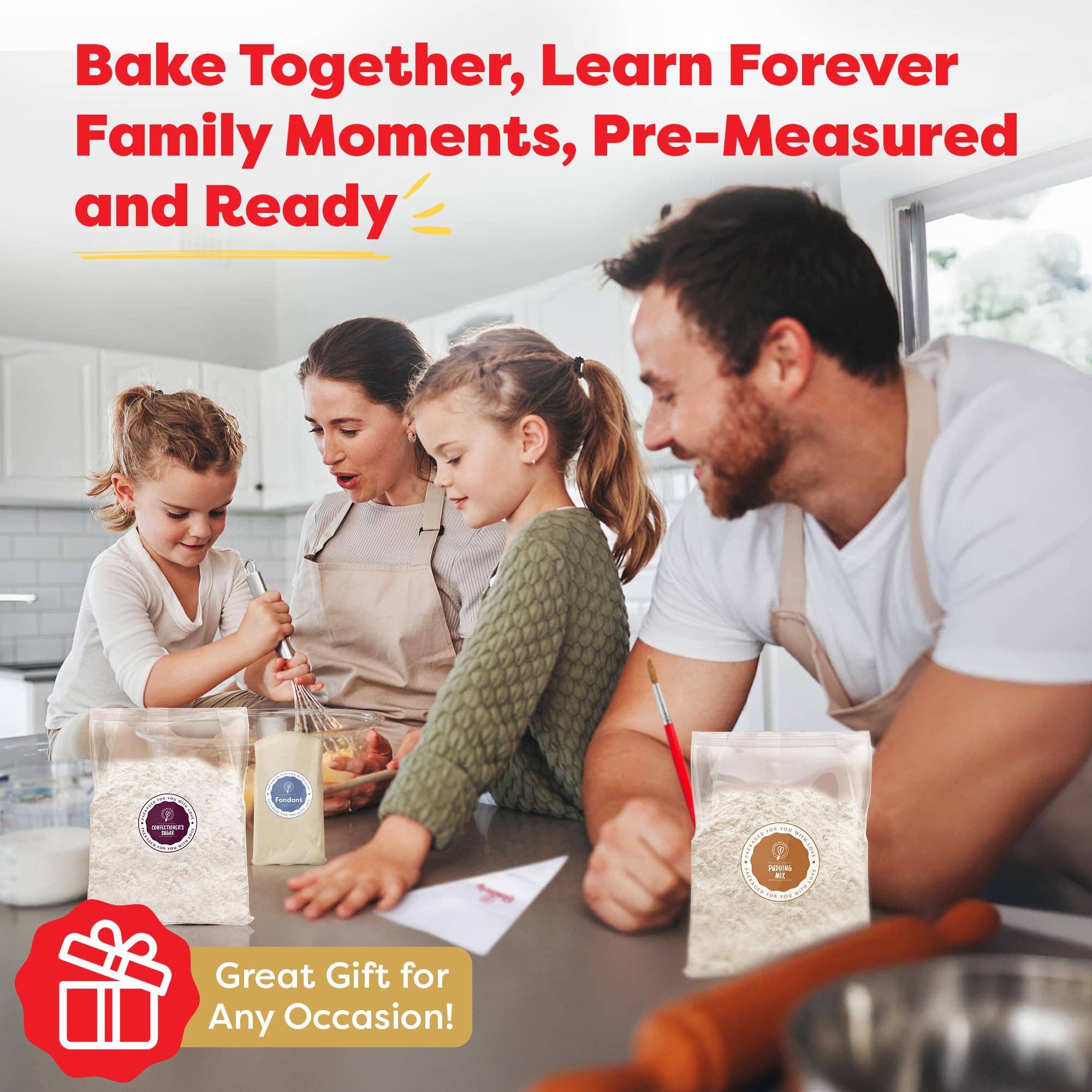 Baketivity Corp - Wholesale DIY Food Kit - Baketivity Masterpiece Cookies Kids Baking Kit5