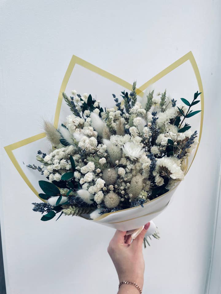 Bouquet de Gypsophile / Eucalyptus / Lavande pour la vente par DemiVi Style
