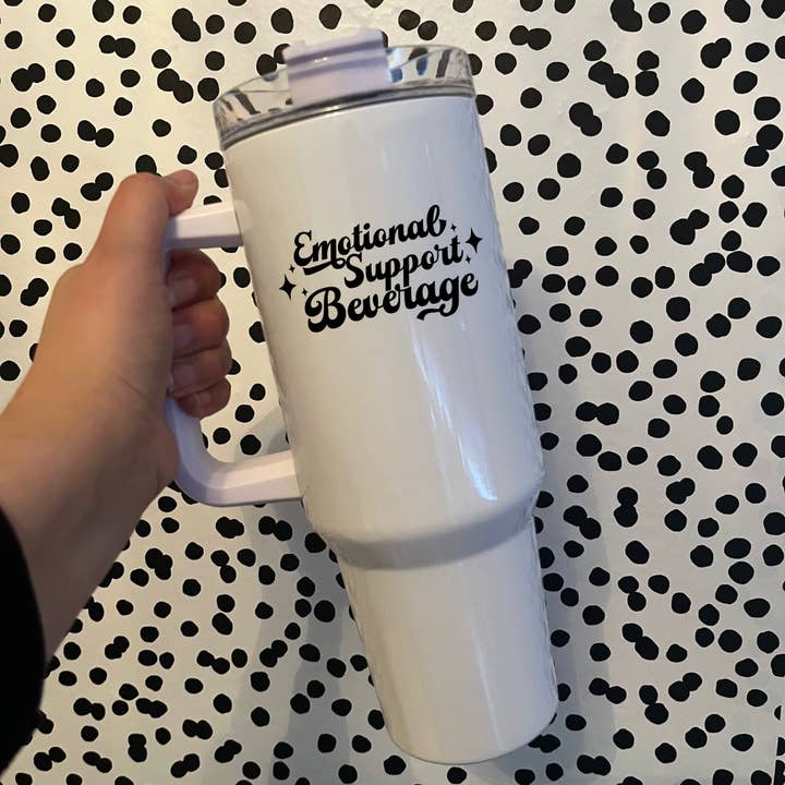 Emotional Support Mental Health Insulated 40oz Tumbler for wholesale by Fbombs & Booze