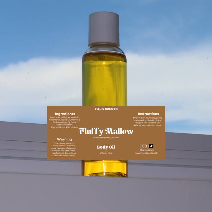 Yara Scents - Wholesale Bath/Body Oil - FLUFFY MALLOW | Body Oil1