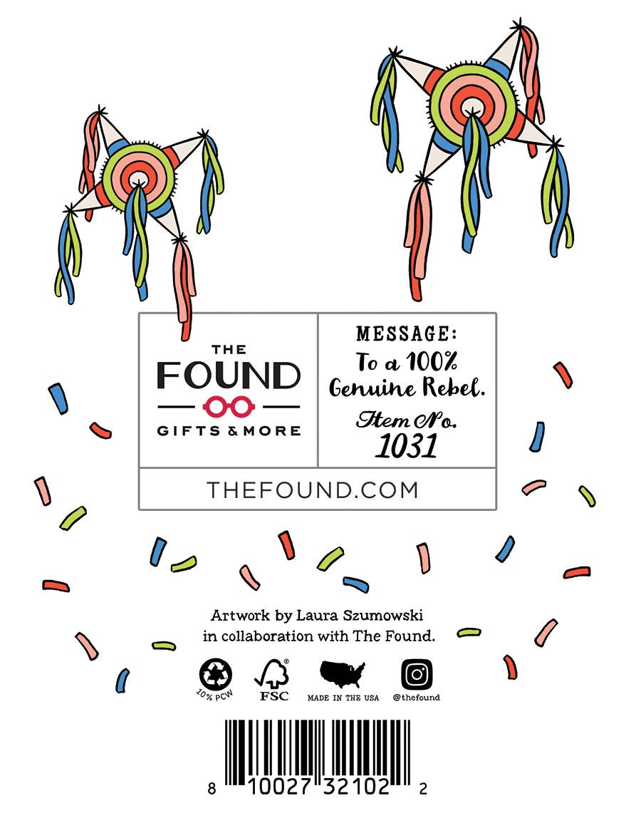 THE FOUND - Wholesale Birthday Card - Frida Feliz Cumpleaños Birthday Card2