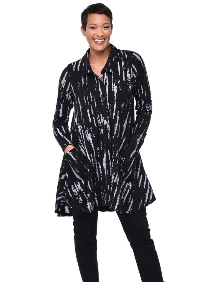 SDM580 Lauryn in Black Grey Airbrush* for wholesale by Tulip Clothing