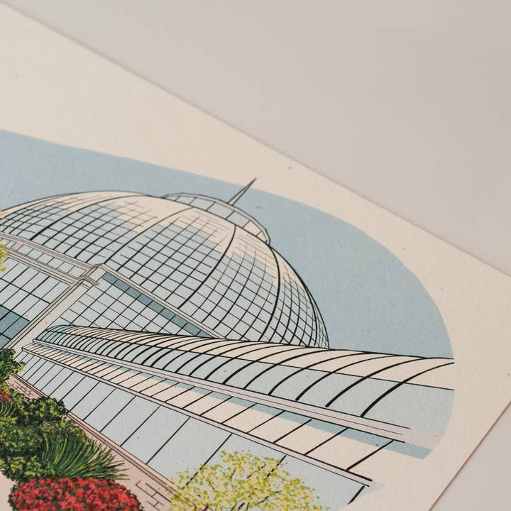 Telegram Print Co. - Wholesale Art Print - Detroit Belle Isle, Conservatory, 8x10 Print5