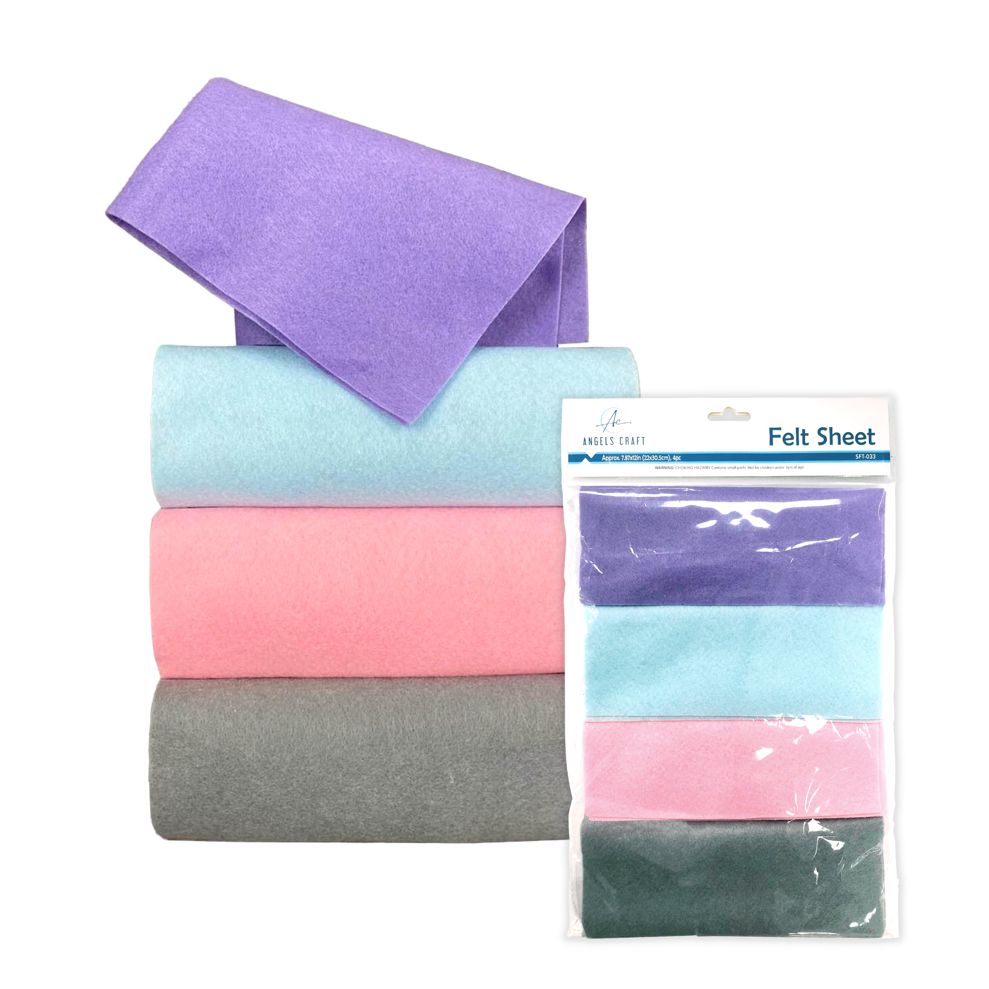 Angels Craft - Vente Matériels de bricolage - Feuilles de feutre, 20 x 30 cm, lot de 41