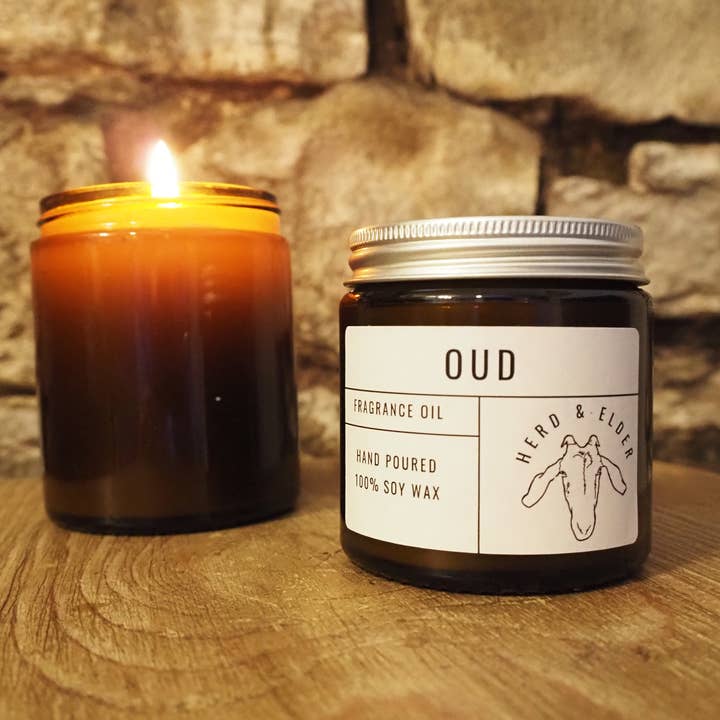 Herd & Elder – wholesale Jar/filled candle – OUD - SOY WAX CANDLE4