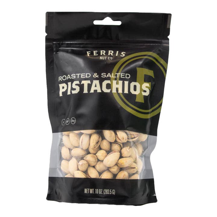 Ferris Coffee & Nut Co. - Wholesale Nuts - Pistachios (Roasted Salted) 10 oz.1