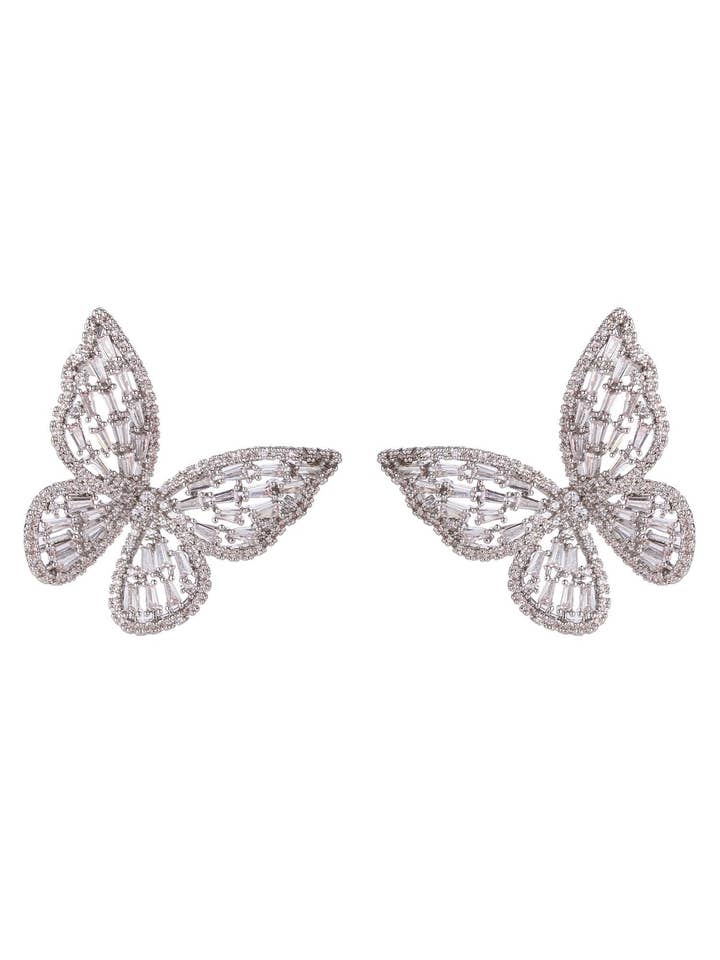 Caludina Earrings - Silver for wholesale by Eye Candy Los Angeles