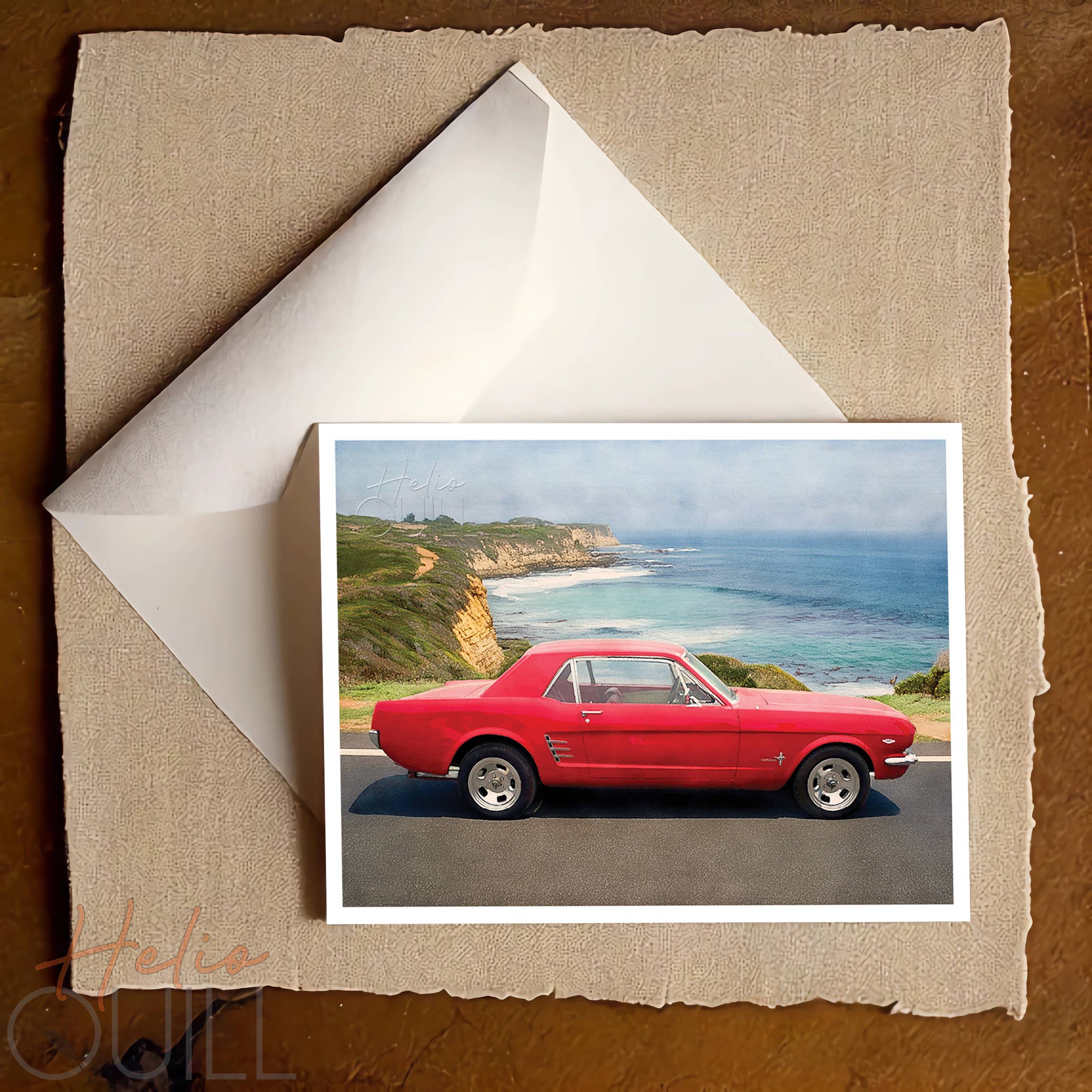 Helio Quill - Wholesale Everyday Greeting Card - Classic Cars and Trucks Greeting Card 12 Pack4
