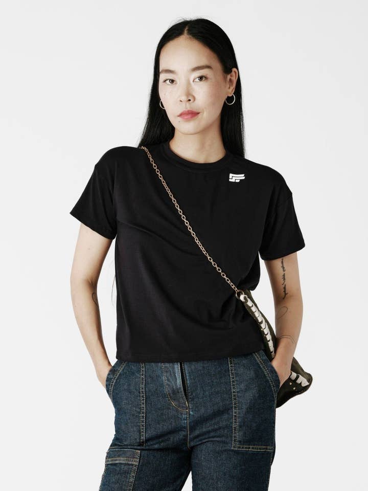 Maglietta traspirante a maniche corte GAËLLE per la vendita all'ingrosso da parte di TOMO Clothing