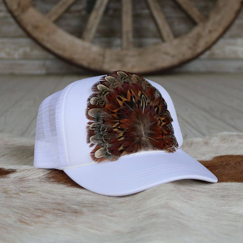 Willow Lane Hat Co. - Wholesale Trucker Hat - Women's - Feathered Trucker Caps11