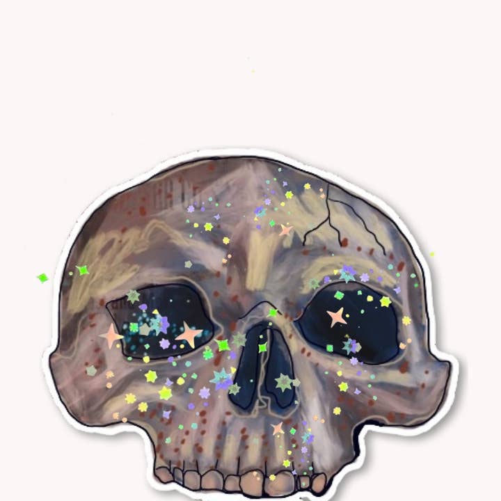 Heather Freitas - Wholesale Sticker - Skull Sticker2